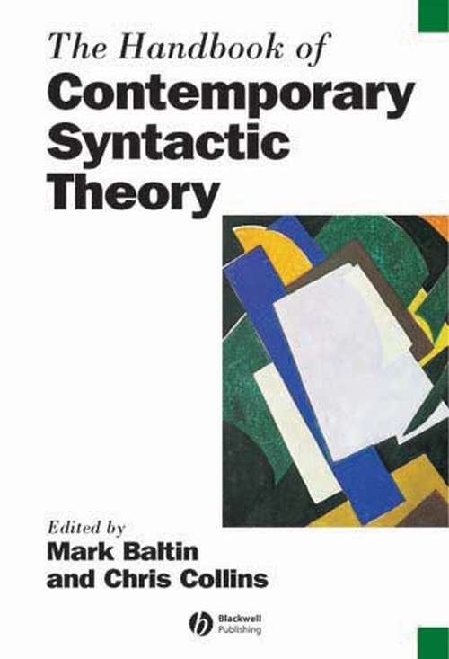 Book cover of The Handbook of Contemporary Syntactic Theory (Blackwell Handbooks in Linguistics #23)