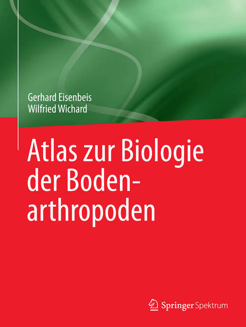 Book cover of Atlas zur Biologie der Bodenarthropoden (1985)