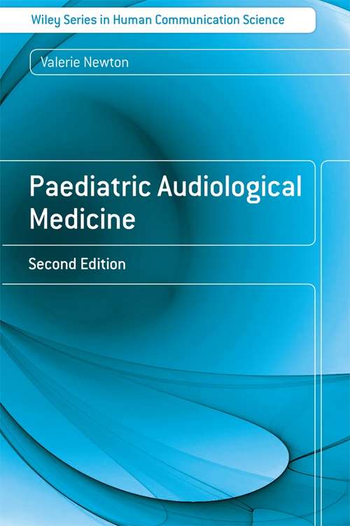 Book cover of Paediatric Audiological Medicine (2)