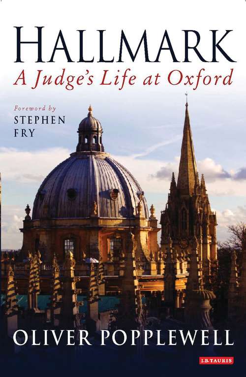 Book cover of Hallmark: A Judge's Life at Oxford