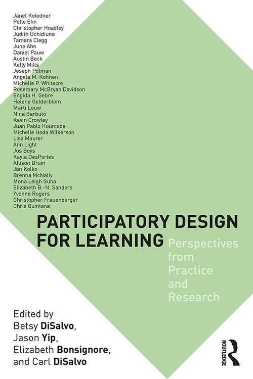 Book cover of Participatory Design for Learning: Perspectives from Practice and Research