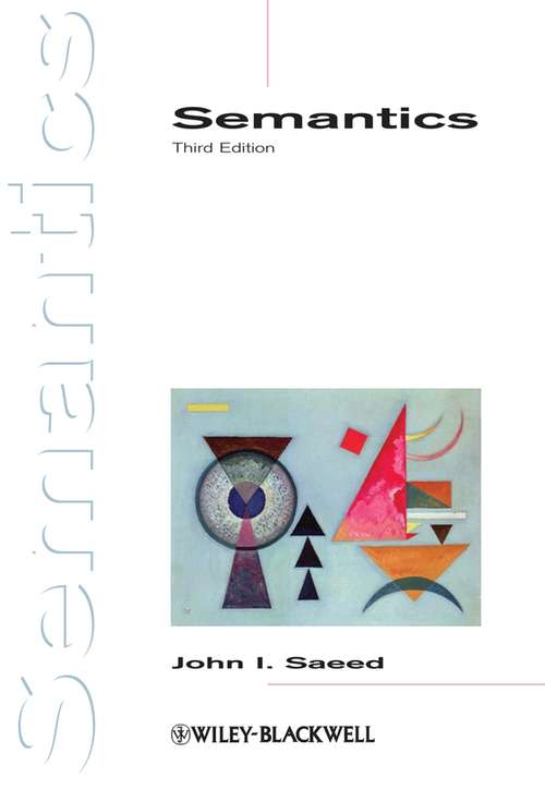 Book cover of Semantics (3) (Introducing Linguistics #16)