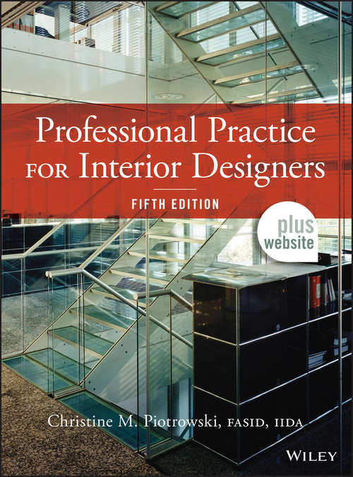 Book cover of Professional Practice for Interior Designers (5)