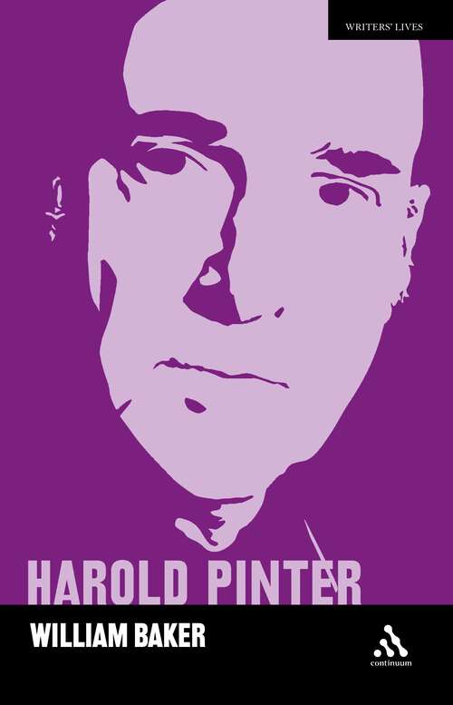 Book cover of Harold Pinter (Writers Lives)