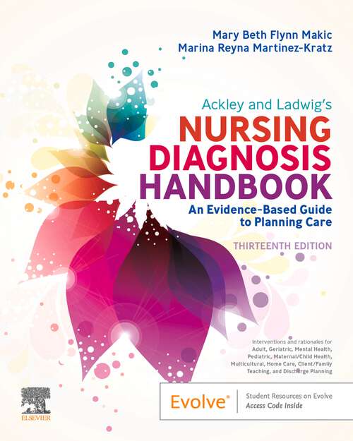 Book cover of Ackley and Ladwig's Nursing Diagnosis Handbook E-Book: Ackley and Ladwig's Nursing Diagnosis Handbook E-Book (13)