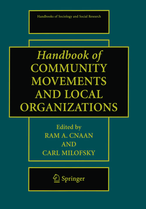 Book cover of Handbook of Community Movements and Local Organizations (2007) (Handbooks of Sociology and Social Research)