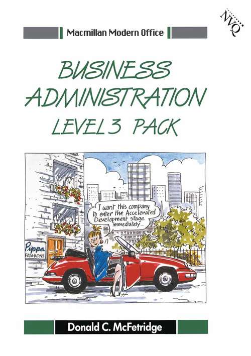 Book cover of Business Administration (1st ed. 1991) (Macmillan Modern Office Series)