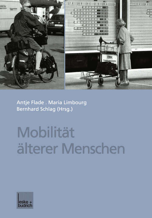 Book cover of Mobilität älterer Menschen (2001)