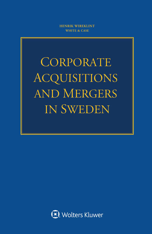 Book cover of Corporate Acquisitions and Mergers in Sweden