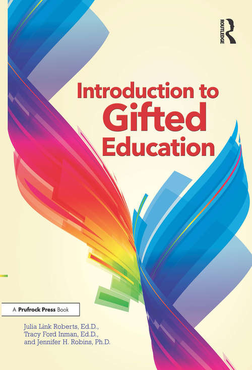 Book cover of Introduction to Gifted Education