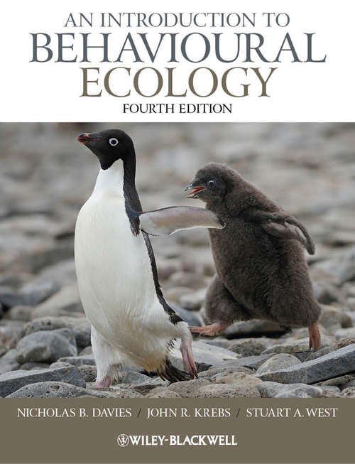 Book cover of An Introduction to Behavioural Ecology (4)