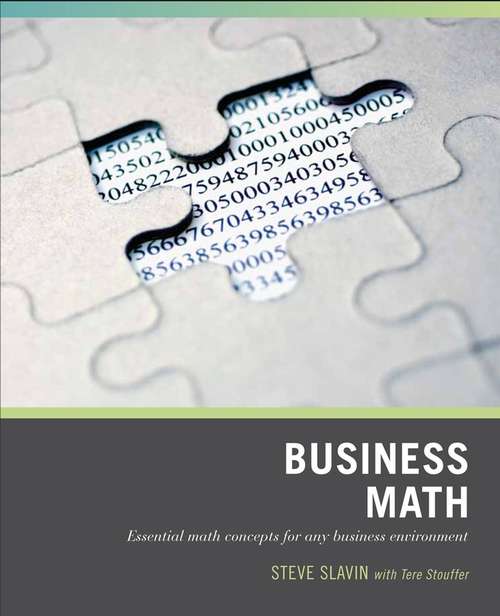 Book cover of Wiley Pathways Business Math