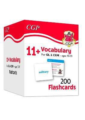 Book cover of 11+ Vocabulary Flashcards for Ages 10-11 - Pack 1