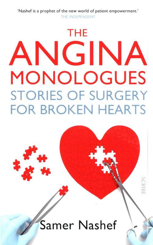 Book cover of The Angina Monologues: Stories of Surgery for Broken Hearts (PDF)