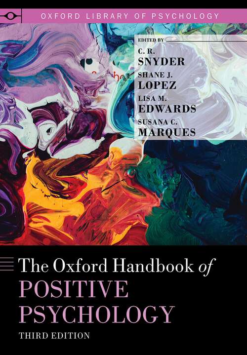 Book cover of The Oxford Handbook of Positive Psychology (Oxford Library of Psychology)