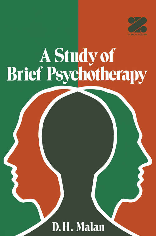 Book cover of A Study of Brief Psychotherapy (1963)