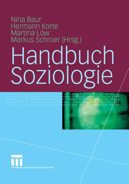 Book cover of Handbuch Soziologie (2008)