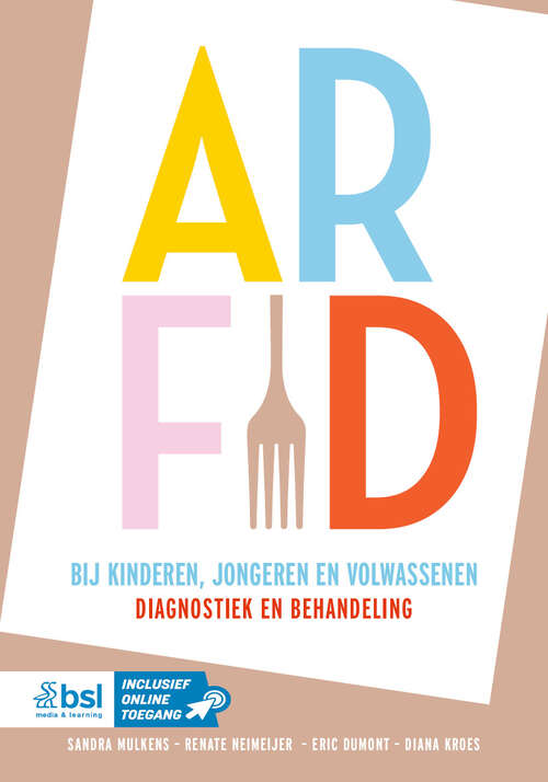 Book cover of ARFID bij kinderen, jongeren en volwassenen: Diagnostiek en behandeling