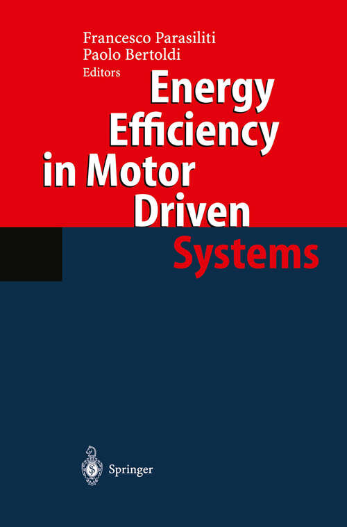 Book cover of Energy Efficiency in Motor Driven Systems (2003)