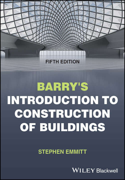 Book cover of Barry's Introduction to Construction of Buildings (5)