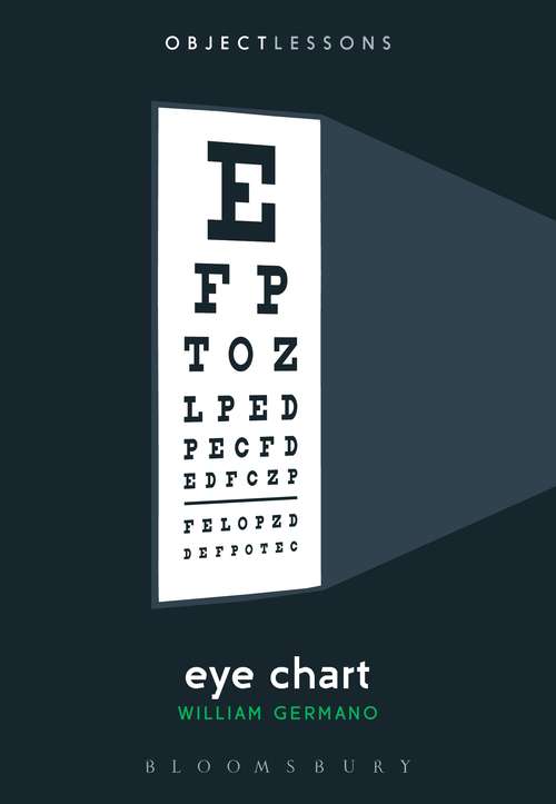 Book cover of Eye Chart (Object Lessons)