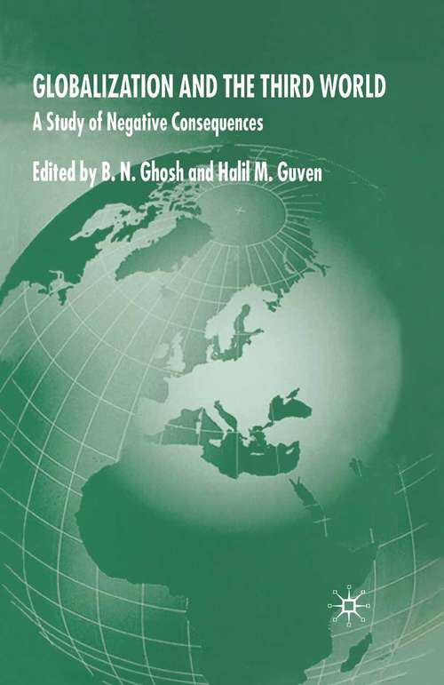 Book cover of Globalization and the Third World: A Study of Negative Consequences (2006)