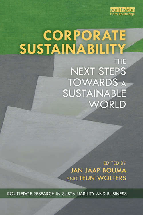 Book cover of Corporate Sustainability: The Next Steps Towards a Sustainable World (Routledge Research in Sustainability and Business)