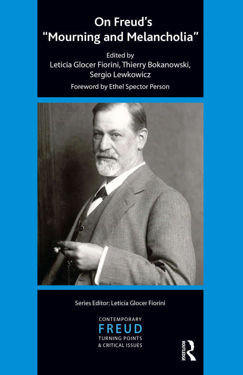 Book cover of On Freud's Mourning and Melancholia