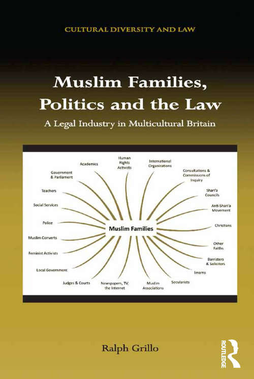 Book cover of Muslim Families, Politics and the Law: A Legal Industry in Multicultural Britain (Cultural Diversity and Law)