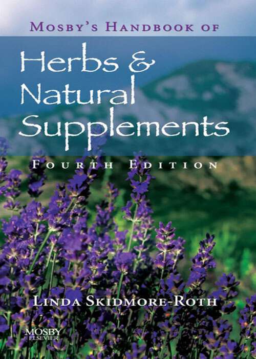 Book cover of Mosby's Handbook of Herbs & Natural Supplements (4)