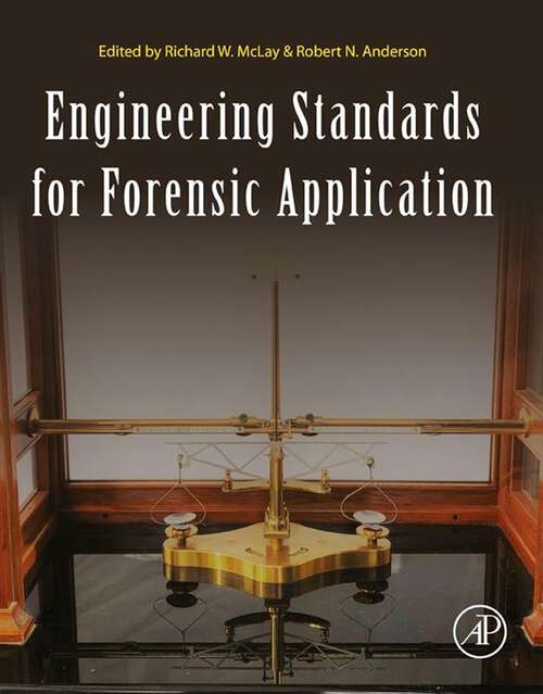 Book cover of Engineering Standards for Forensic Application