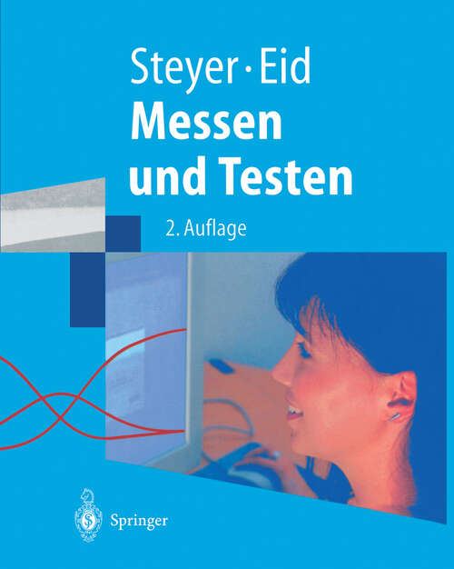 Book cover of Messen und Testen: Mit Übungen und Lösungen (2. Aufl. 2001) (Springer-Lehrbuch)