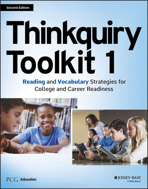 Book cover of Thinkquiry Toolkit 1: Reading and Vocabulary Strategies for College and Career Readiness (2)