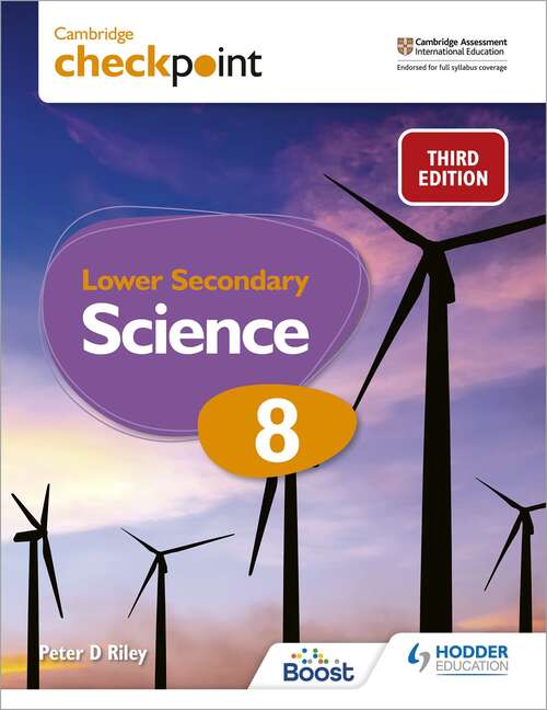 Book cover of Cambridge Checkpoint Lower Secondary Science Student's Book 8: Third Edition