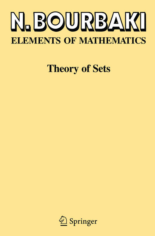 Book cover of Theory of Sets (2004)