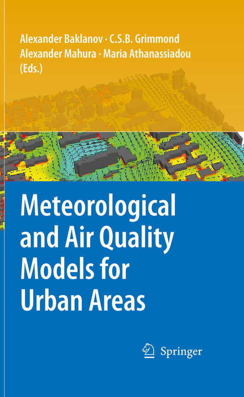 Book cover of Meteorological and Air Quality Models for Urban Areas (2009)