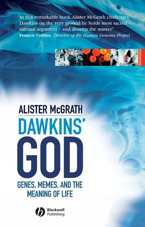Book cover of Dawkins' GOD: Genes, Memes, and the Meaning of Life