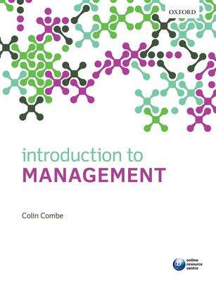 Book cover of Introduction To Management