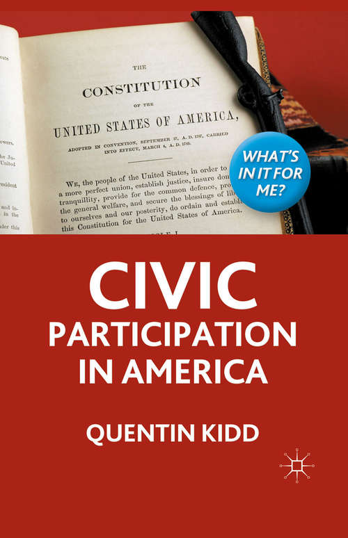 Book cover of Civic Participation in America (2011)