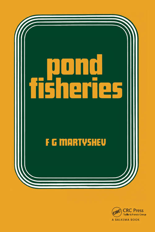 Book cover of Pond Fisheries