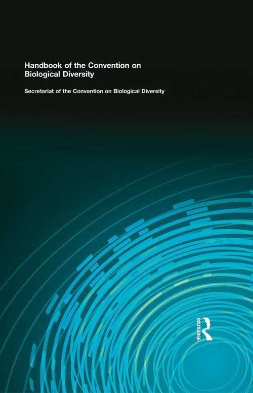 Book cover of Handbook of the Convention on Biological Diversity