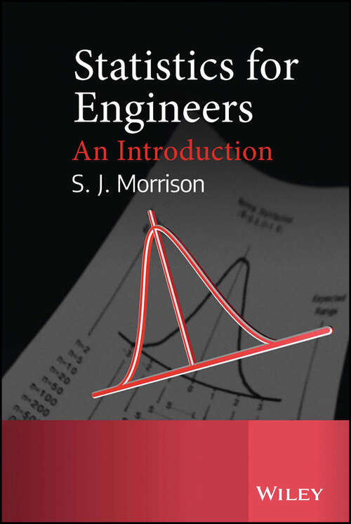 Book cover of Statistics for Engineers: An Introduction
