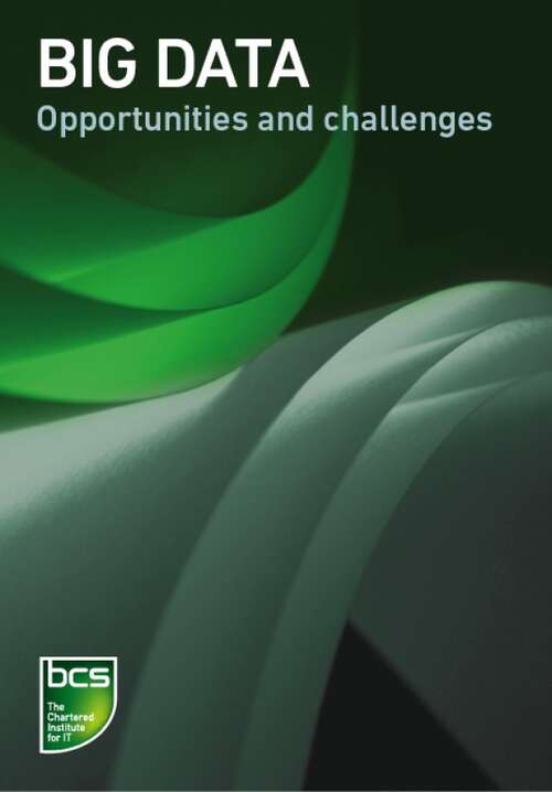 Book cover of Big Data: Opportunities and challenges