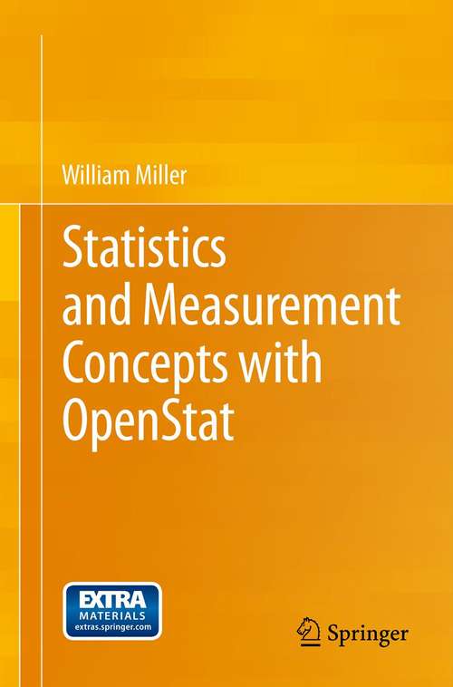 Book cover of Statistics and Measurement Concepts with OpenStat (2013)