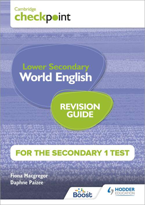 Book cover of Cambridge Checkpoint Lower Secondary World English for the Secondary 1 Test Revision Guide