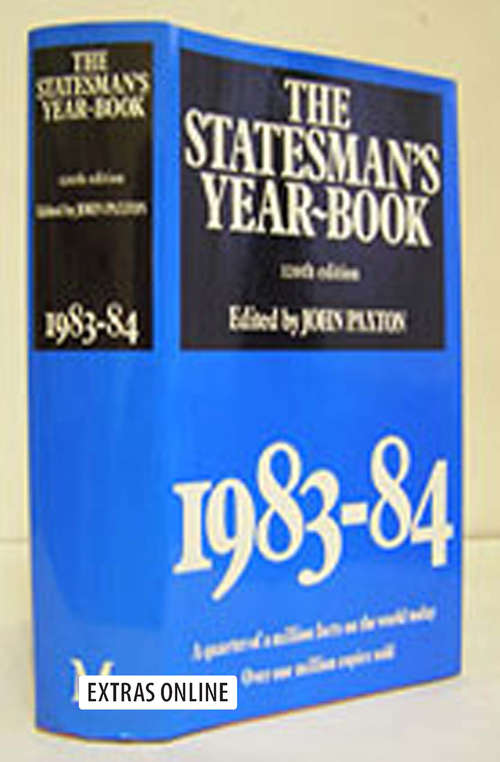 Book cover of The Statesman's Year-Book 1983-84 (1983) (The Statesman's Yearbook)