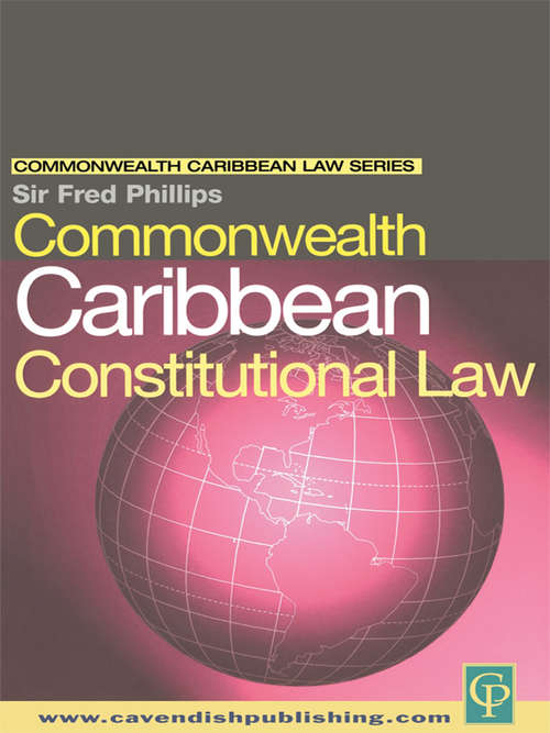 Book cover of Commonwealth Caribbean Constitutional Law