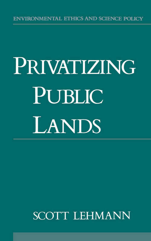 Book cover of Privatizing Public Lands