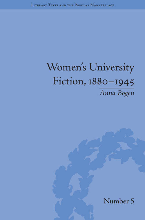 Book cover of Women's University Fiction, 1880–1945 (Literary Texts and the Popular Marketplace)