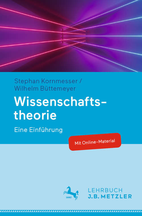 Book cover of Wissenschaftstheorie: Eine Einführung (1. Aufl. 2020)